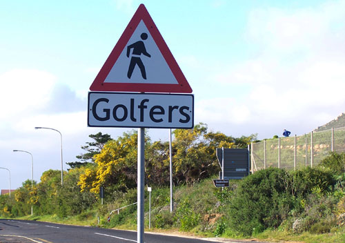 Golfistas surafricanos peligrosos