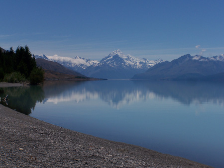 Monte Cook y Lago Pukaki