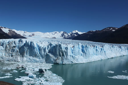 El glaciar Perito Moreno