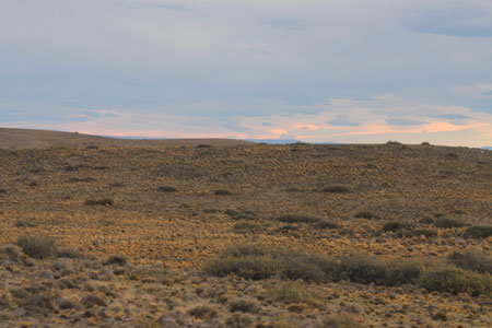 Puesta de sol en el desierto patagónico (Fase 1)