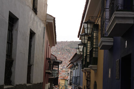 Calle Jaén en La Paz